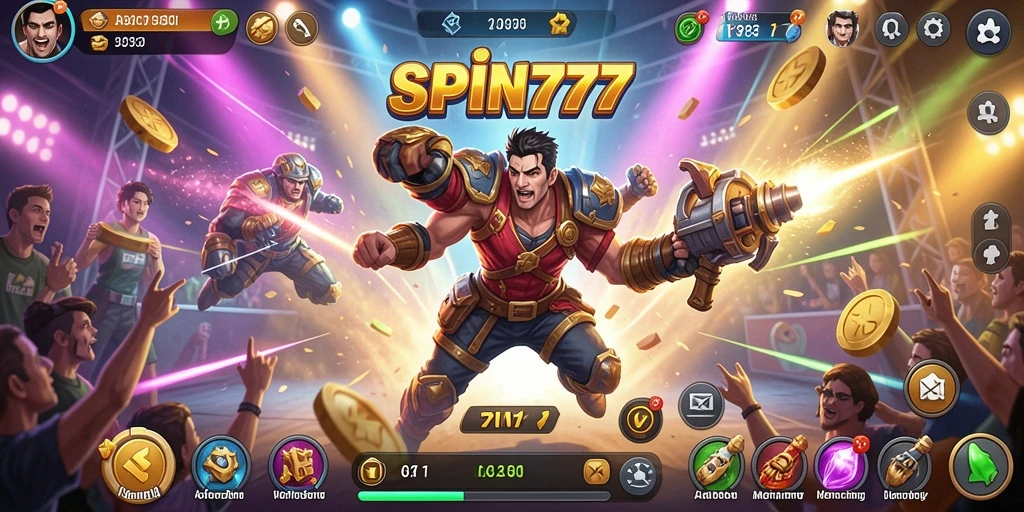 Tampilan memukau dari gameplay SPIN777 dalam aksi penuh.